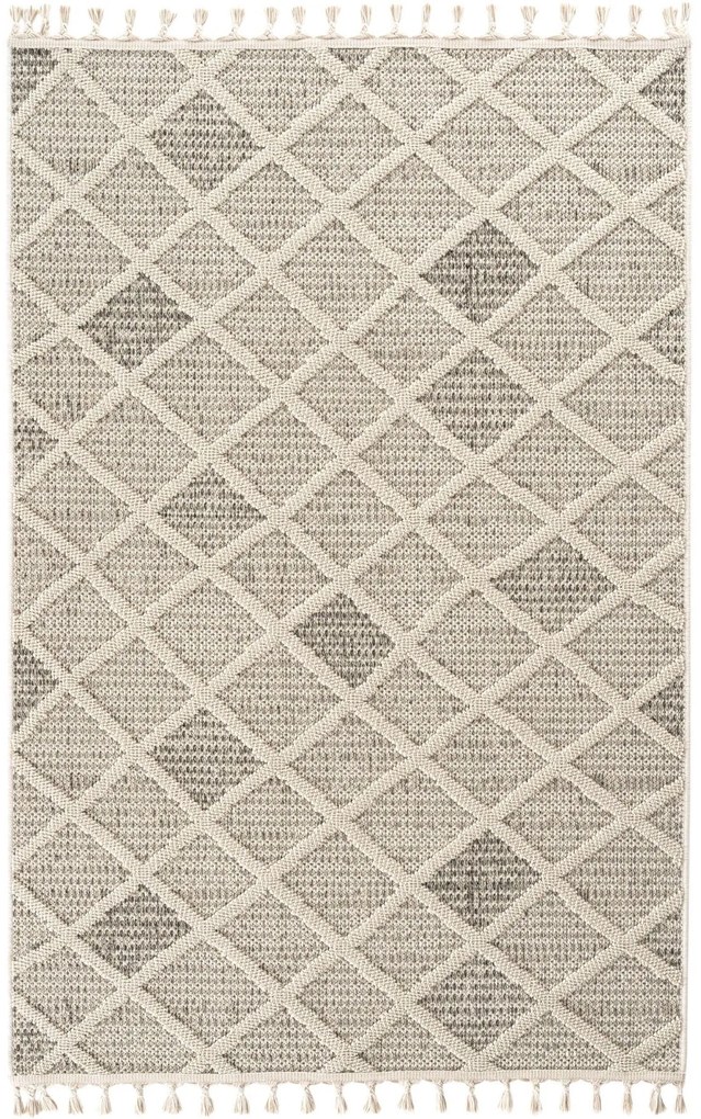 Килим Bukle 1411 - Cream, цвят Кремав, 100 x 150 см