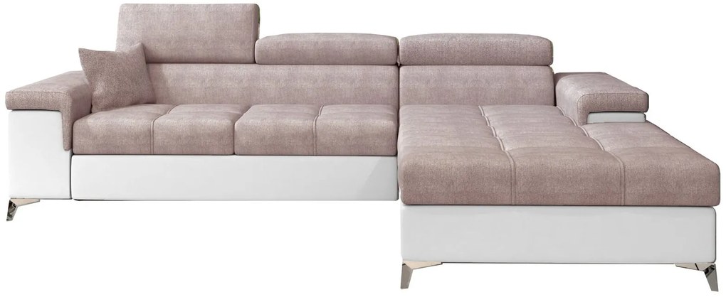 Ъглов диван Osby-Right-Roz-White