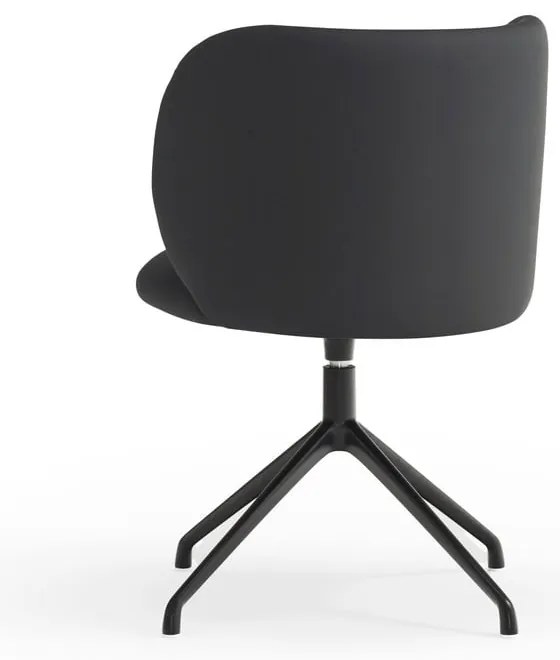 Черен тапициран трапезен стол Mogi – Teulat