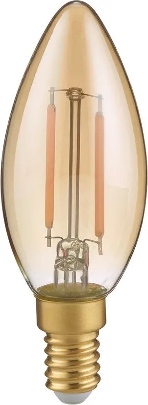 Топла бяла LED/с нажежаема жичка крушка E14, 2 W Kerze – Trio