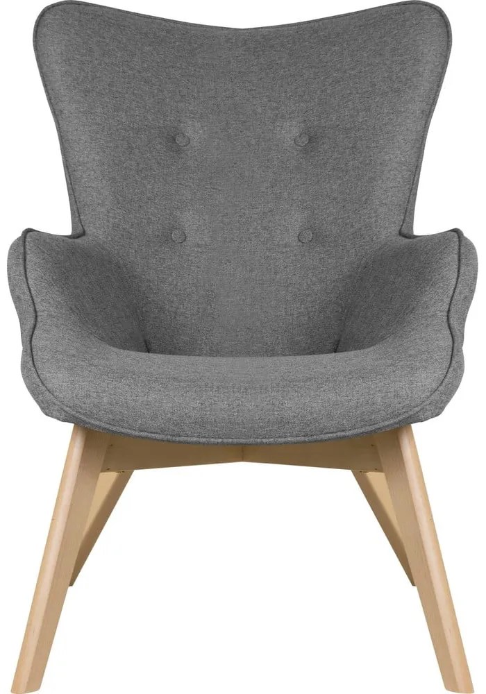 Сиво кресло Niko – Ropez