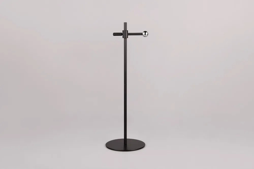 Димируема черна LED настолна лампа с щипка (височина 41 см) Maxima - Trio