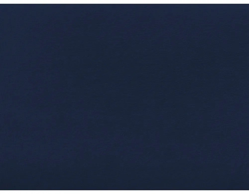 Тъмносиньо тапицирано двойно легло с включена подматрачна рамка 160x200 cm Prune – Bobochic Paris