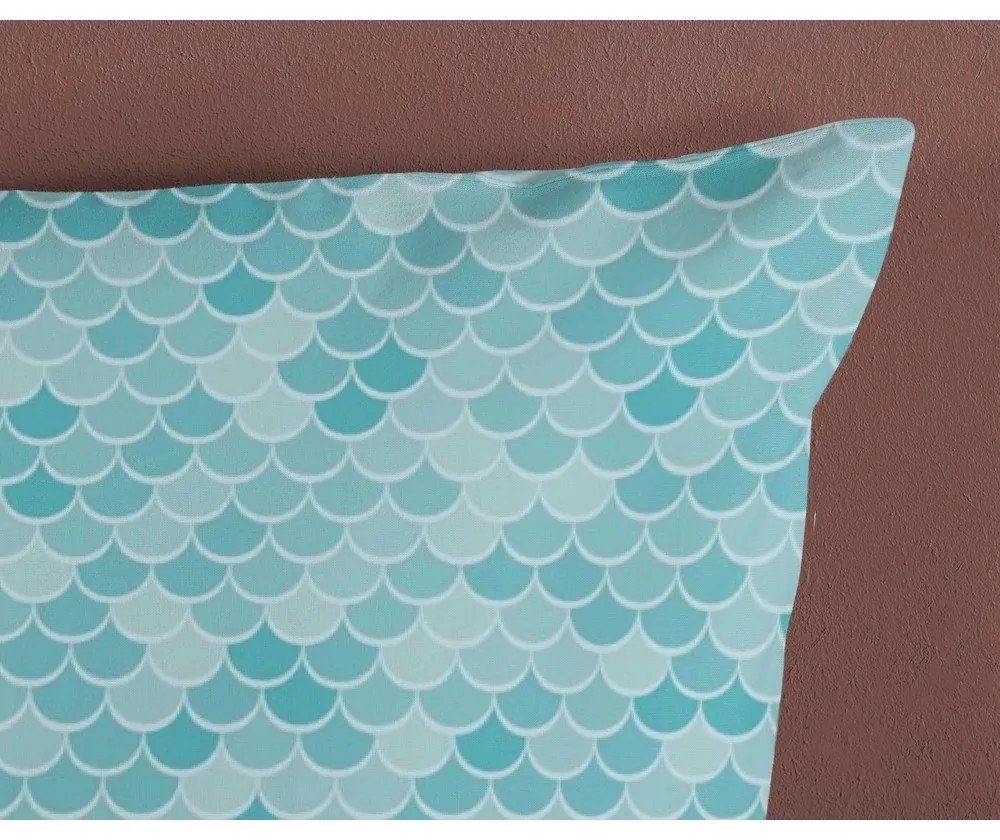 Синьо -розово единично памучно детско спално бельо 140x200 cm Alisse – Good Morning