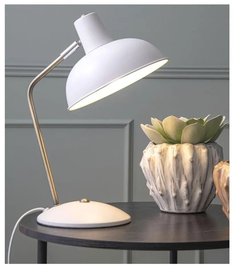 Бяла настолна лампа Hood - Leitmotiv