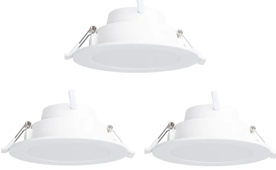 Aigostar-К-кт 3x LED RGBW Димируема лампа за вграждане MESH 9W/230V 2700K-6500K Ø 14,5 см