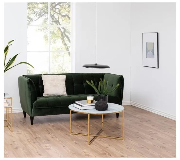 Бяла кръгла маса за кафе ø 80 cm Alisma - Actona