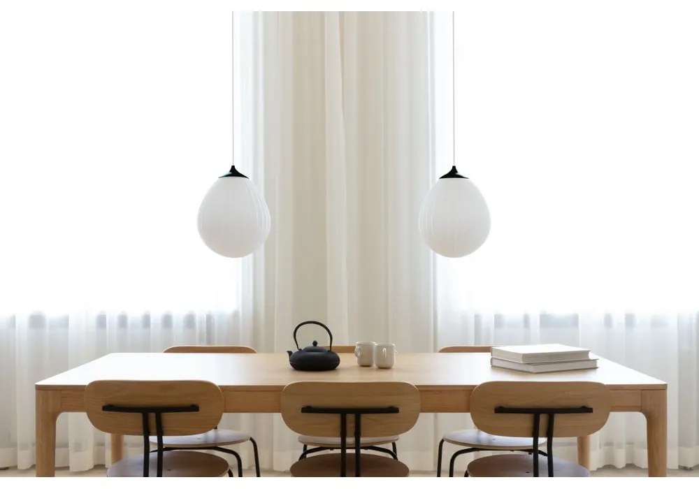 Черно-бял абажур ø 27 cm Around the World Medium – UMAGE