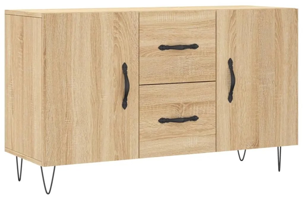 828167 vidaXL Сайдборд, дъб сонома, 100x36x60 см, инженерно дърво