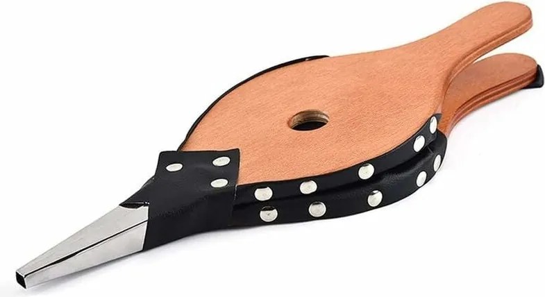 Ръчен мех за камина/барбекю Master Grill & Party MG119, 37.7 см, Винтидж дизайн, Кафяв
