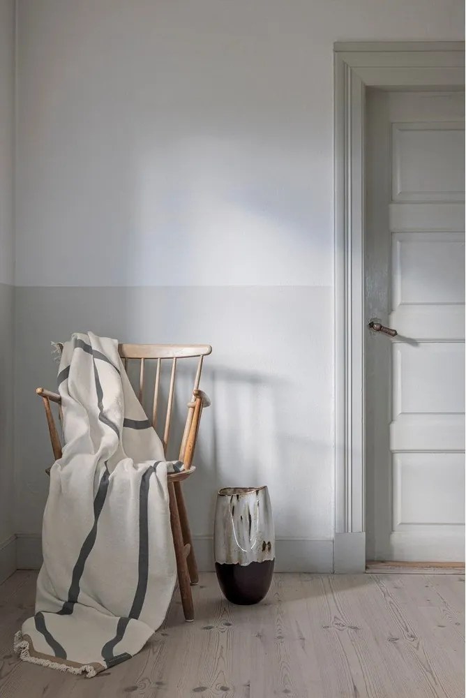 Кремаво одеяло 130x175 cm Shadow – Mette Ditmer Denmark