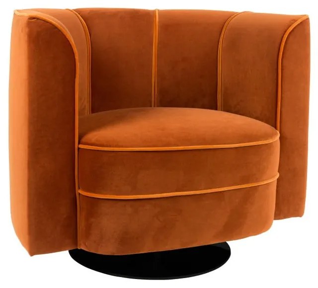 Оранжев фотьойл Flower - Dutchbone