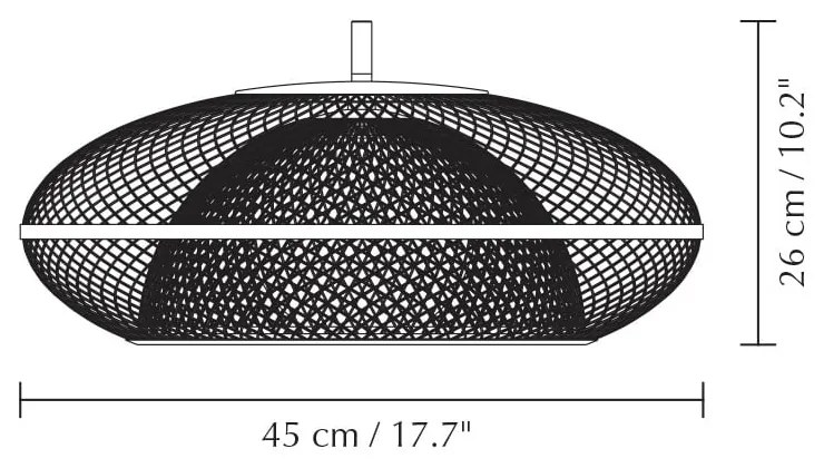 Златен aбажур ø 45 cm Faraday – UMAGE