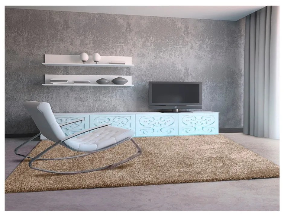 Светлокафяв килим Aqua Liso, 100 x 150 cm - Universal