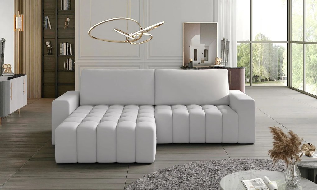 Ъглов диван Keerap-Left-White