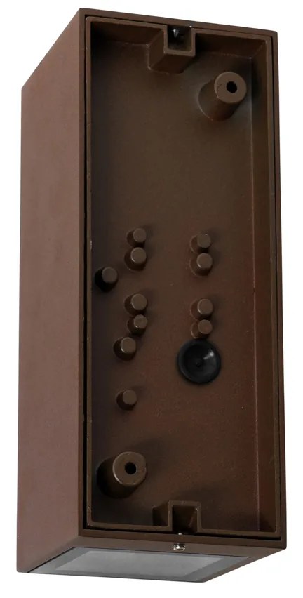 Индустриален стенен аплик ръждясал кафяв 2-светлина AR70 IP54 - Baleno