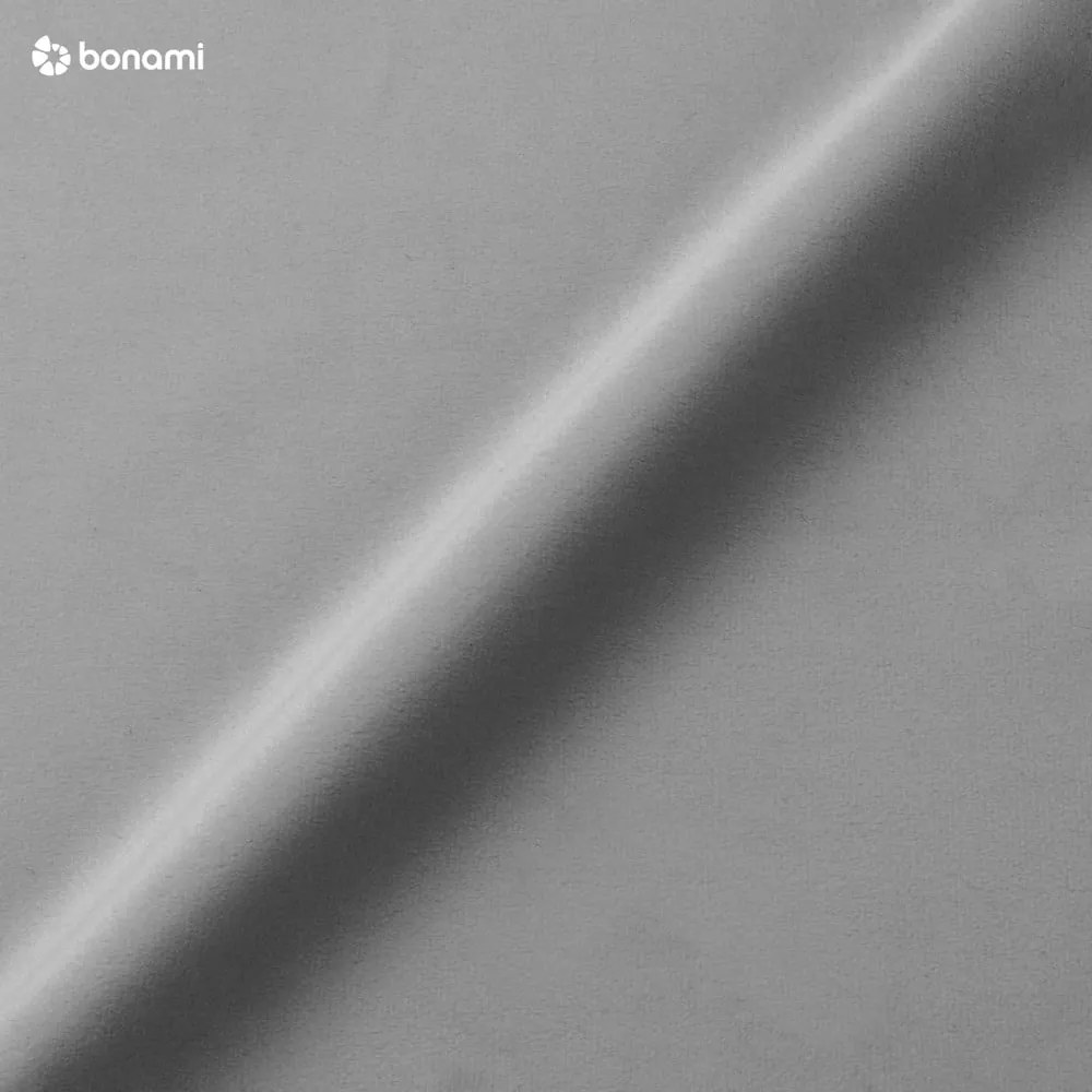 Сиво тапицирано кадифено двойно легло с място за съхранение с включена подматрачна рамка 200x200 cm Brody – Mazzini Beds