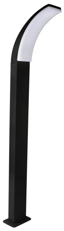 LED Екстериорна лампа AMY LED/12W/230V 100 см IP44 черен