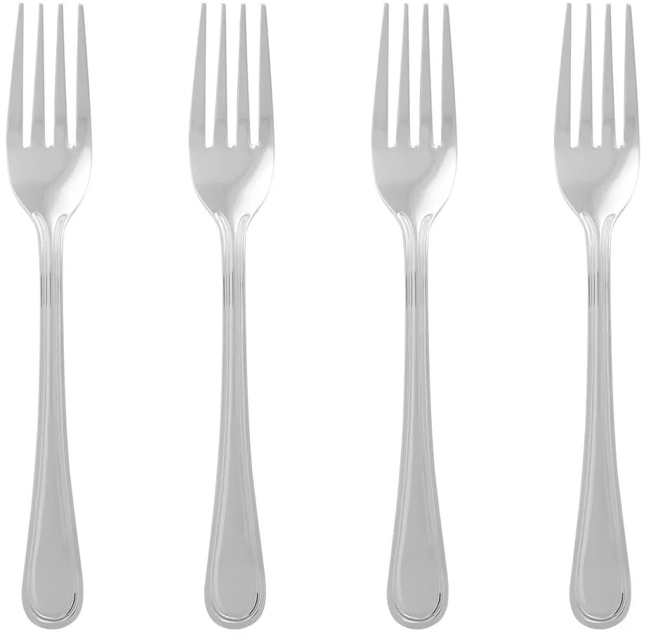 Вилици в комплект 4 бр. от неръждаема стомана в сребрист цвят Classic – Premier Housewares