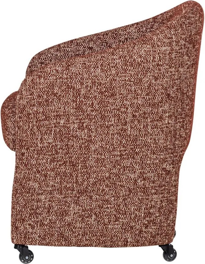 Теракотен тапициран офис стол Cordo – WOOOD