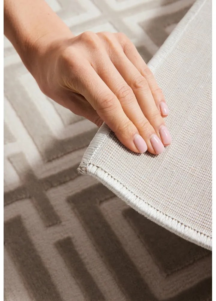 Кремав килим 200x280 cm Perles Howlite – Elle Decoration