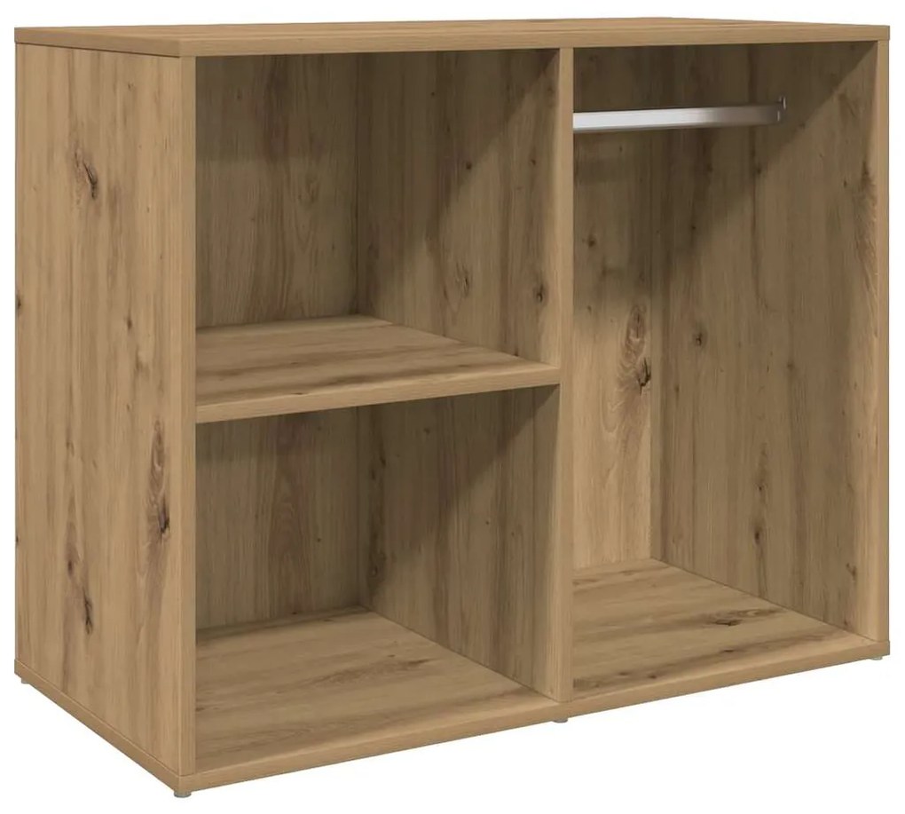 857032 vidaXL Шкаф за гримиране, Дъб артизан, 80x40x65 см, инженерно дърво