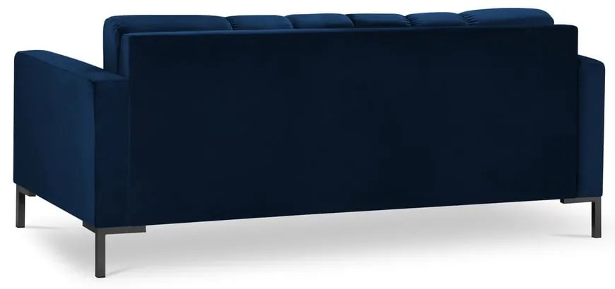Тъмносин кадифен диван Bali - Cosmopolitan Design