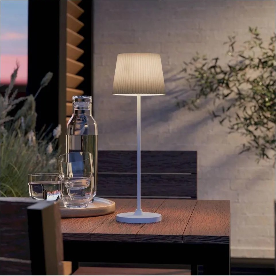 Eglo 75933 - LED димируема зареждаема настолна лампа LEONERO LED/3,8W/5V 2000 mAh бяла/зелена