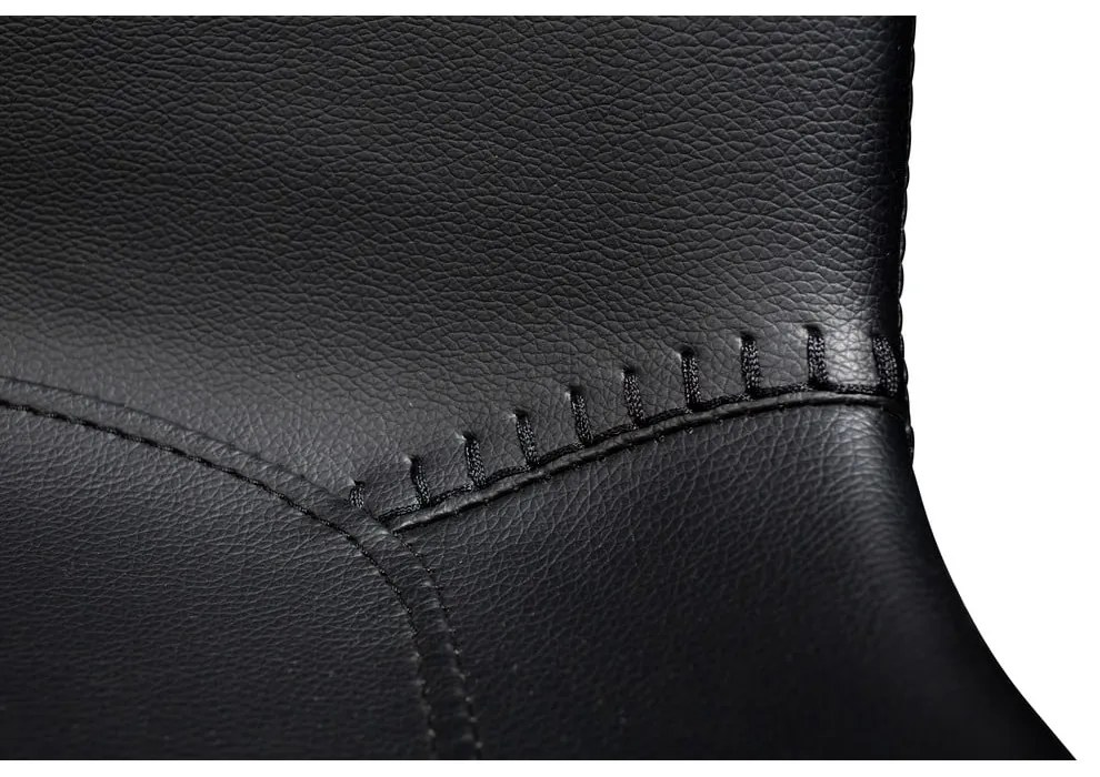 Черен стол за хранене от изкуствена кожа DAN-FORM Дания Hype - DAN-FORM Denmark