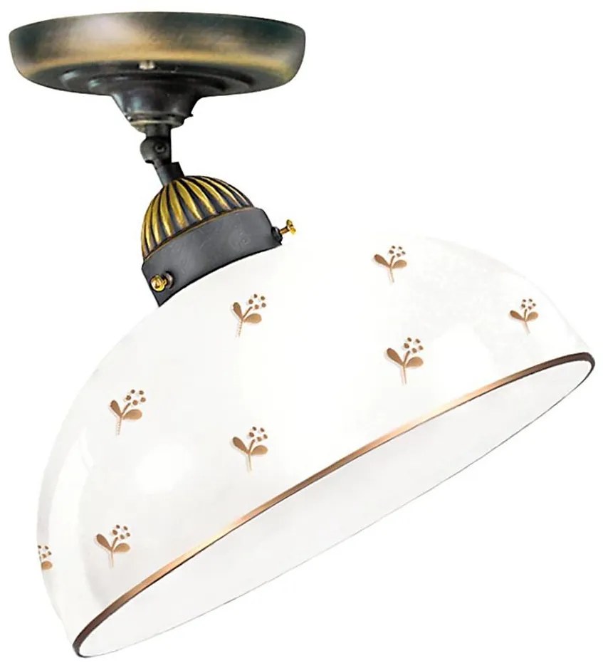 Kolarz 731.10.171 - Прикрепен полилей NONNA 1xE27/75W/230V Ø 30 см, форма на цвете, розово злато