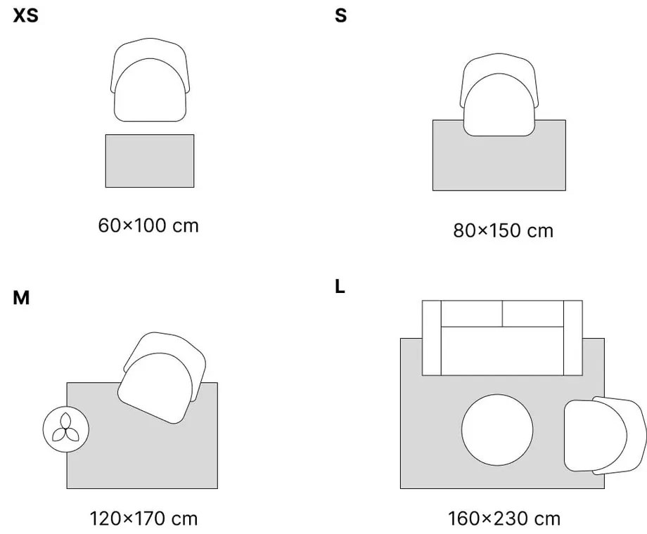 Кафяв/кремав килим, подходящ за миене 80x150 cm - Vitaus