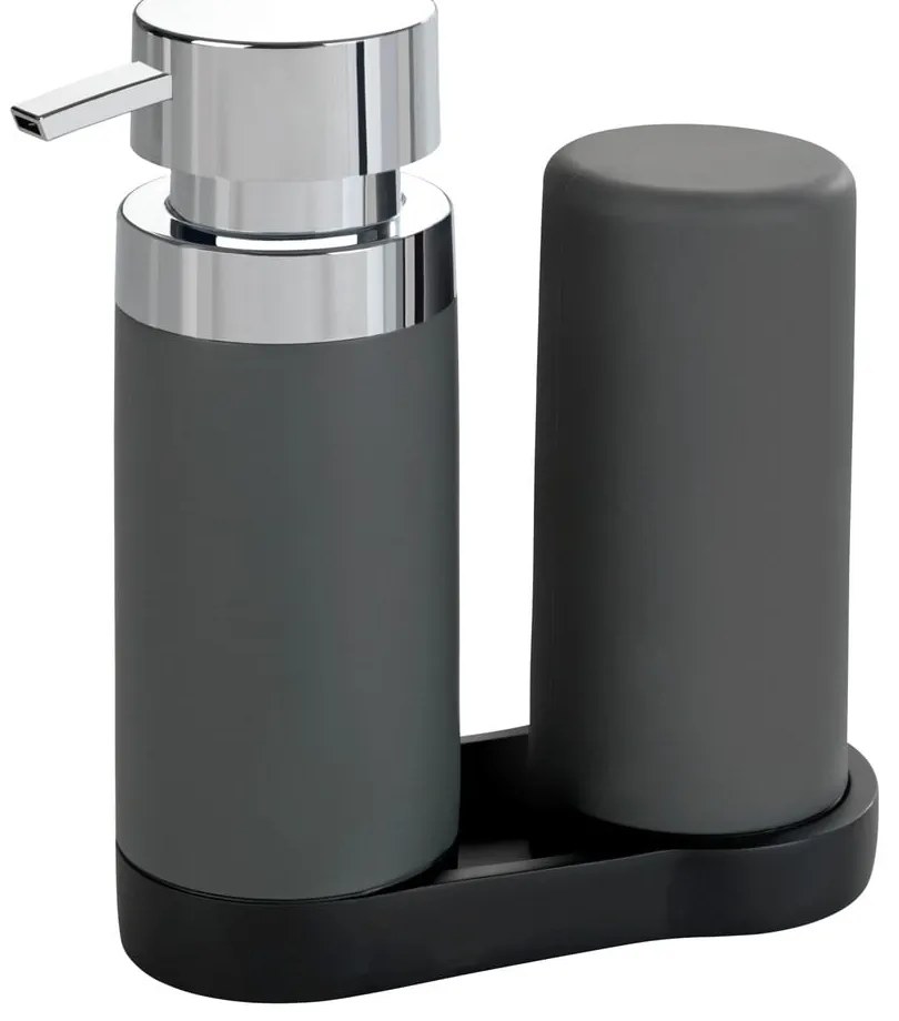 Сив силиконов комплект за миене на съдове Easy Squeez-e – Wenko