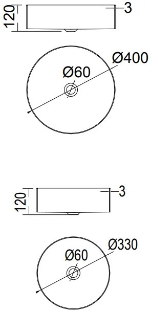 Мивка Milo Voss-Inox-Diameter 40 cm