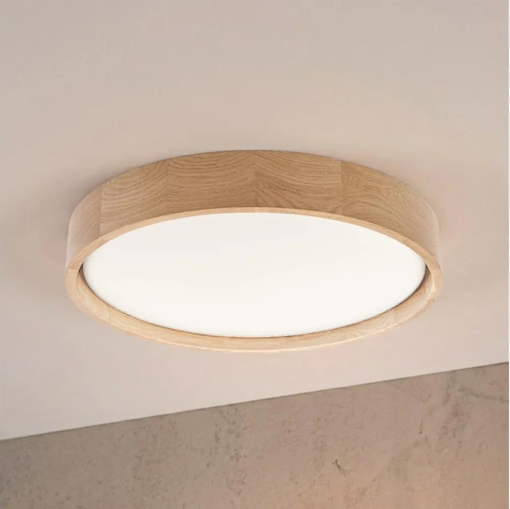Brilagi - LED таванно осветително тяло MANAROLA PLAIN LED/24W/230V 3000K Ø 41 см дъб