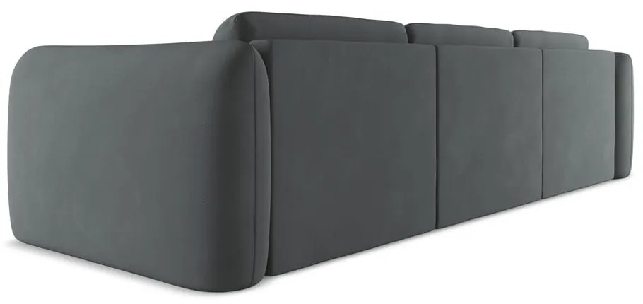 Тъмносив ъглов диван (ляв ъгъл) Hoku – Makamii