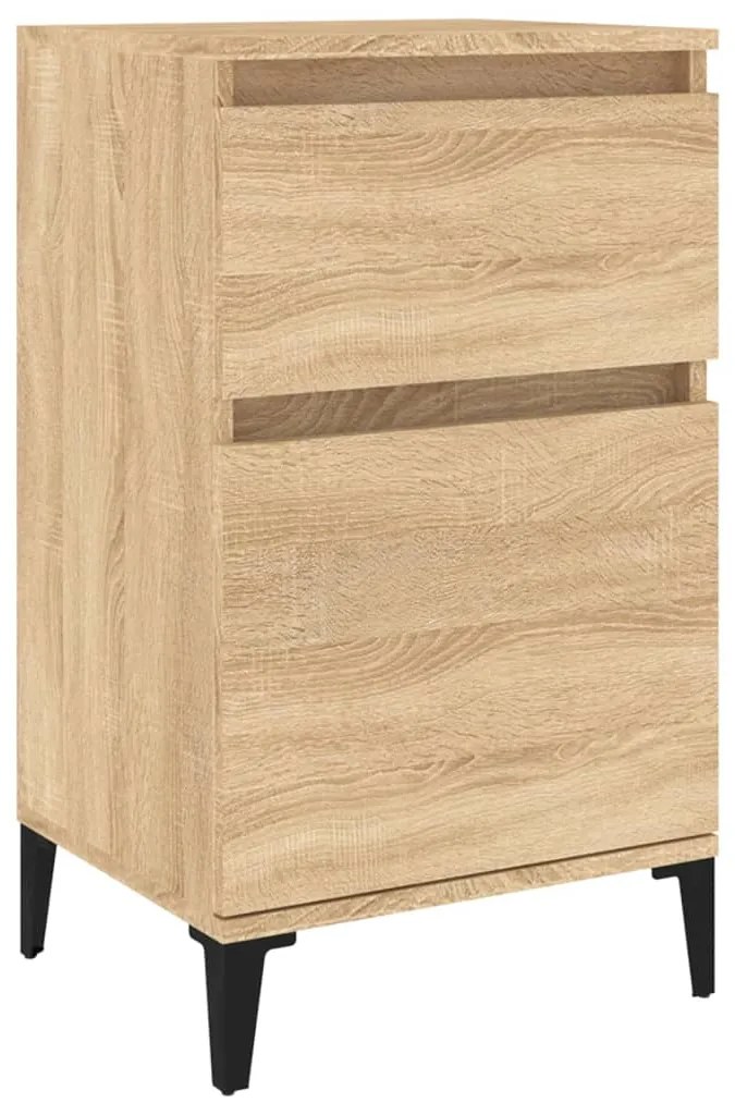 819714 vidaXL Нощно шкафче, дъб сонома, 40x35x70 см