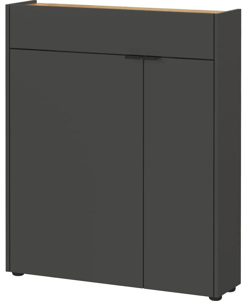 Антрацитно шкафче 82x102x22 cm Ameca – Germania