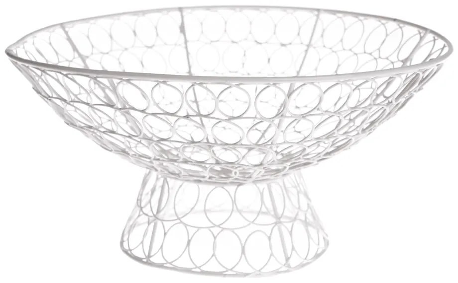 Бяла телена купа за сервиране - Dakls