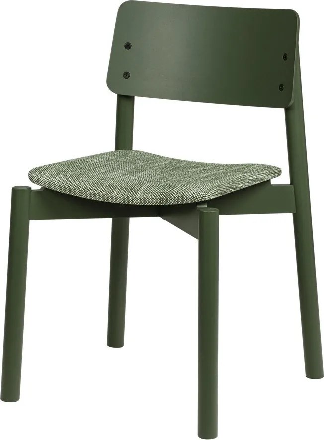 Зелен трапезен стол за подреждане Wem – noo.ma