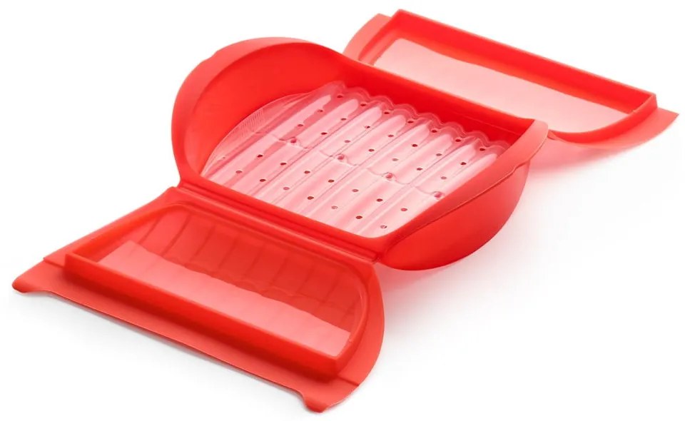 Силиконов съд за готвене на пара – Lékué