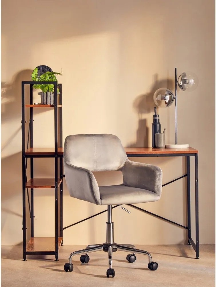 Сив тапициран офис стол Brent – Premier Housewares