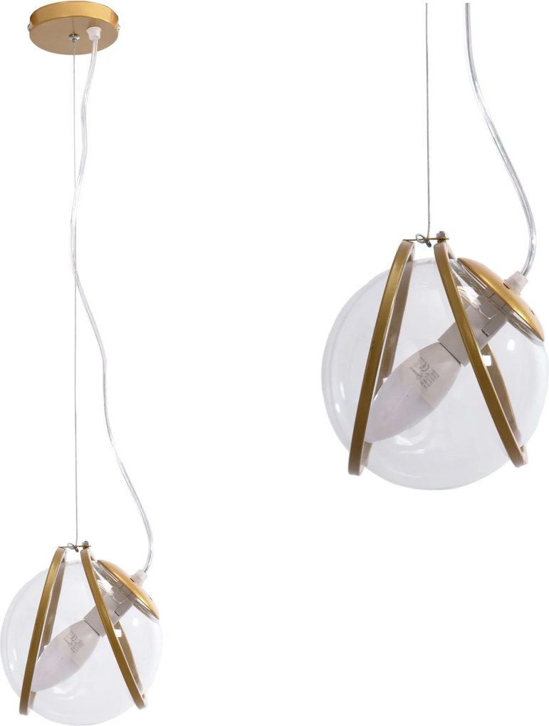 Лампа APP1089-1CP GOLD TRANSPARENT