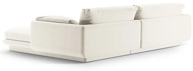 Бял ъглов диван (ляв ъгъл) Torino – Micadoni Home