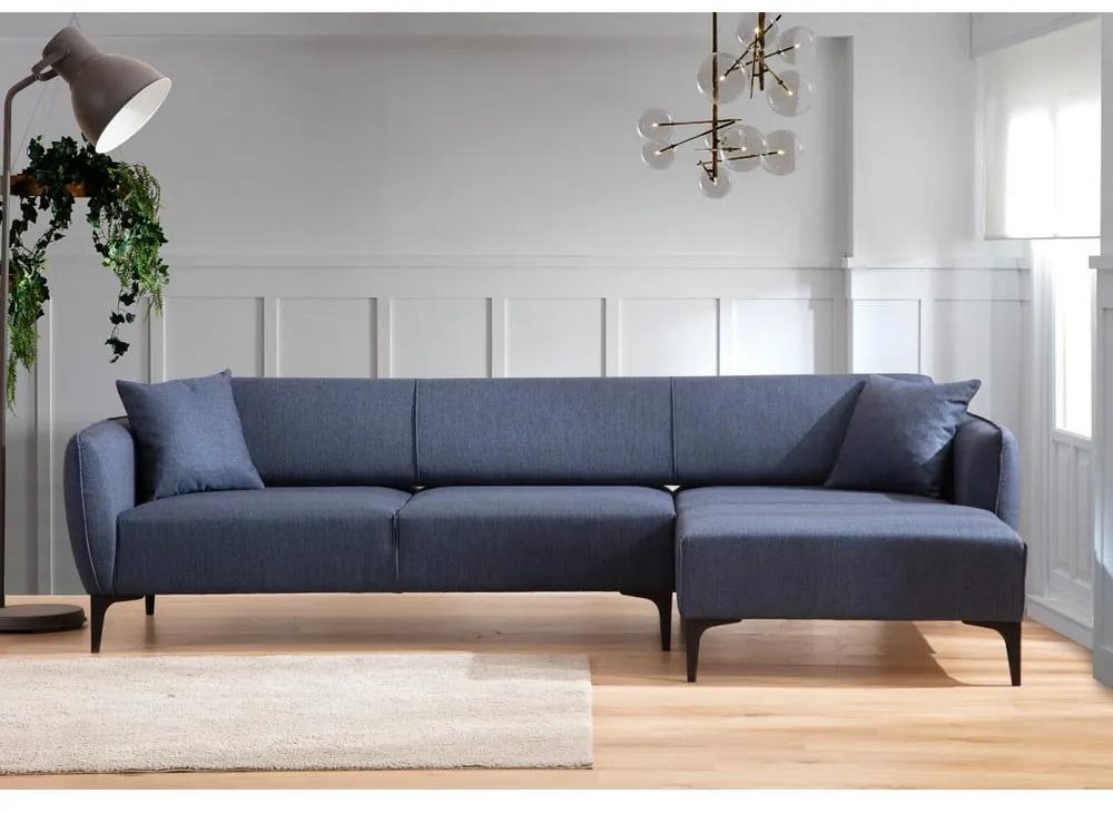 Син ъглов диван , десен ъгъл Belissimo – Balcab Home