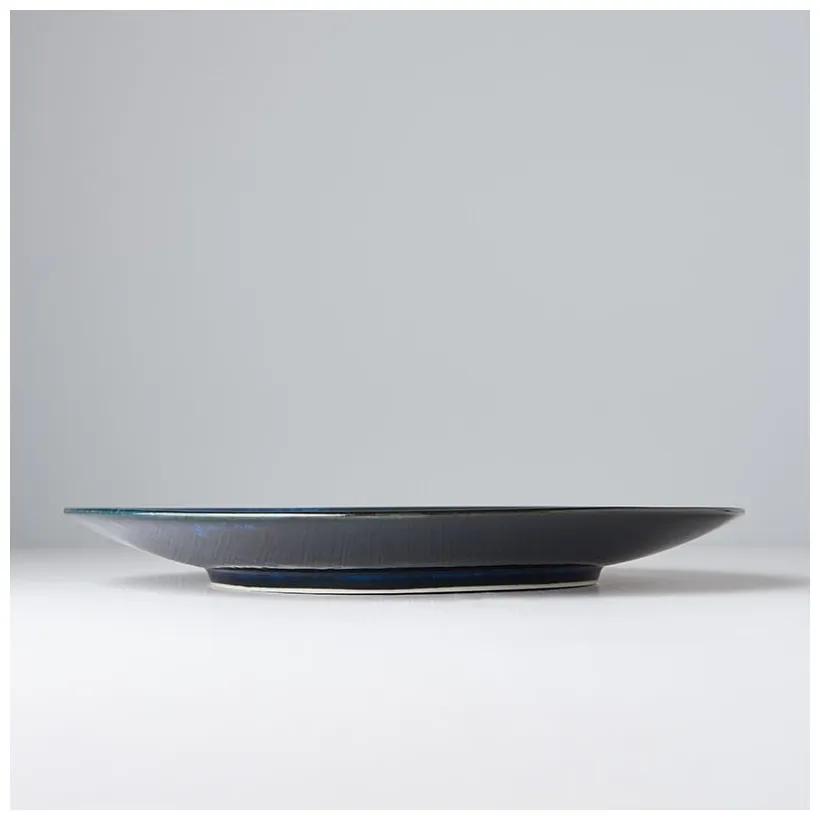 Синя керамична чиния Swirl, ø 29 cm Copper - MIJ