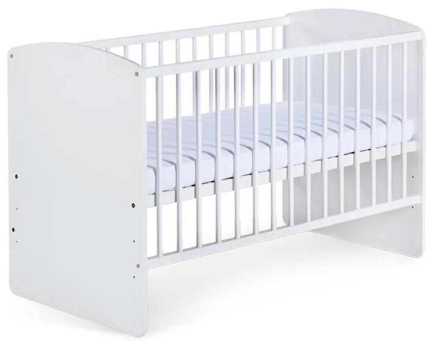 KLUPŚ - Бебешко креватче KAROLINA II 120x60 cm бор/бяло