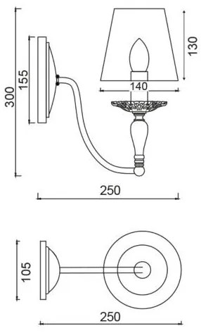 Аплик за стена Eloise