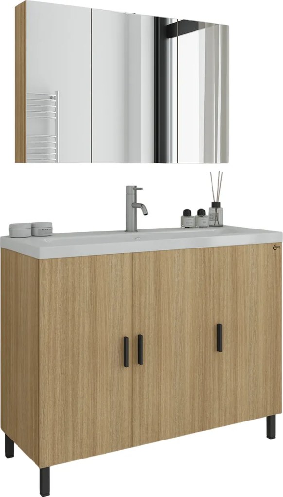 Комплект за баня Drop Roma 100-Светъл естествен цвят