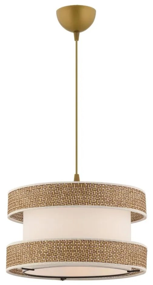 Полилей на кабел HALO 1xE27/60W/230V кремав/бежов