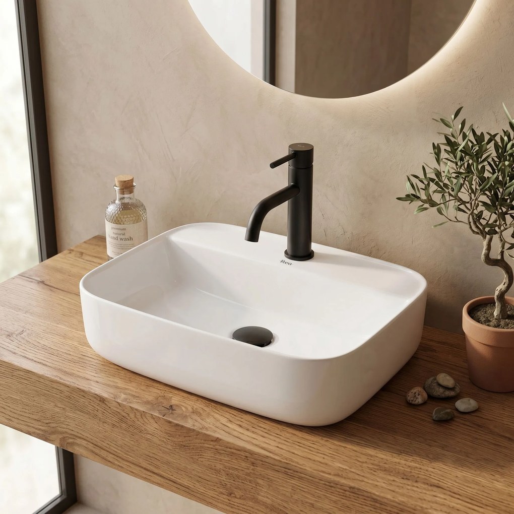 Умивалник за плот Rea Martina White